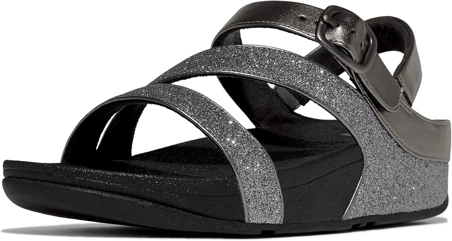 FitFlop Women's Skinny Ii Glitterdust Z-Strap Sandals Wedge