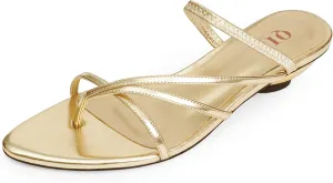 Flip Flops Thong Heels Women Heeled Sandals Low Chunky Heels Slip on Slide Sandals Kitten Heels for Women Party Dress Shoes