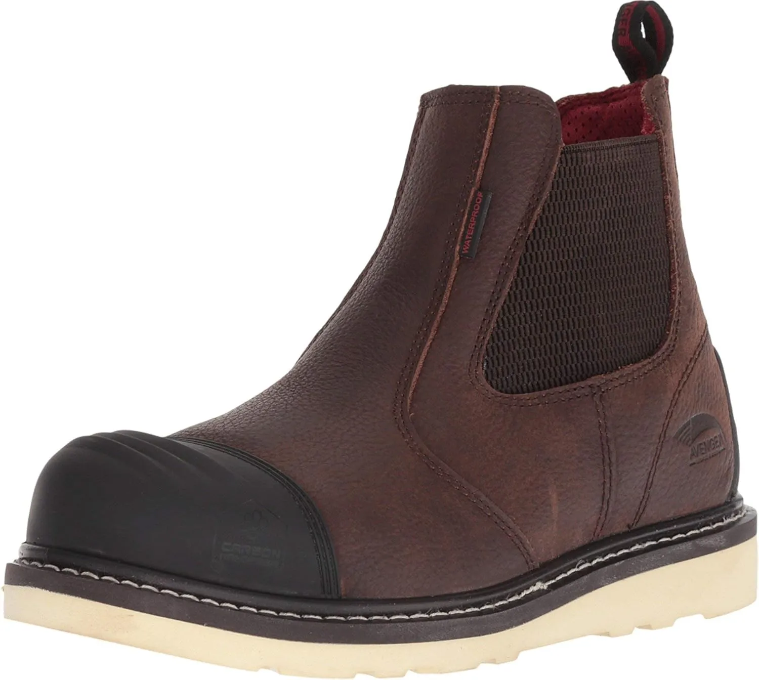 FSI FOOTWEAR SPECIALTIES INTERNATIONAL Men's A7505 6" Leather Nanofiber Comp Toe Eh Romeo Safety Wedge Industrial Boot