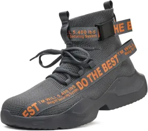 Furuian Steel Toe Shoes for Men Women Comfortable Lightweight Safety Snekaers Industrial Construction Work Shoes for Men