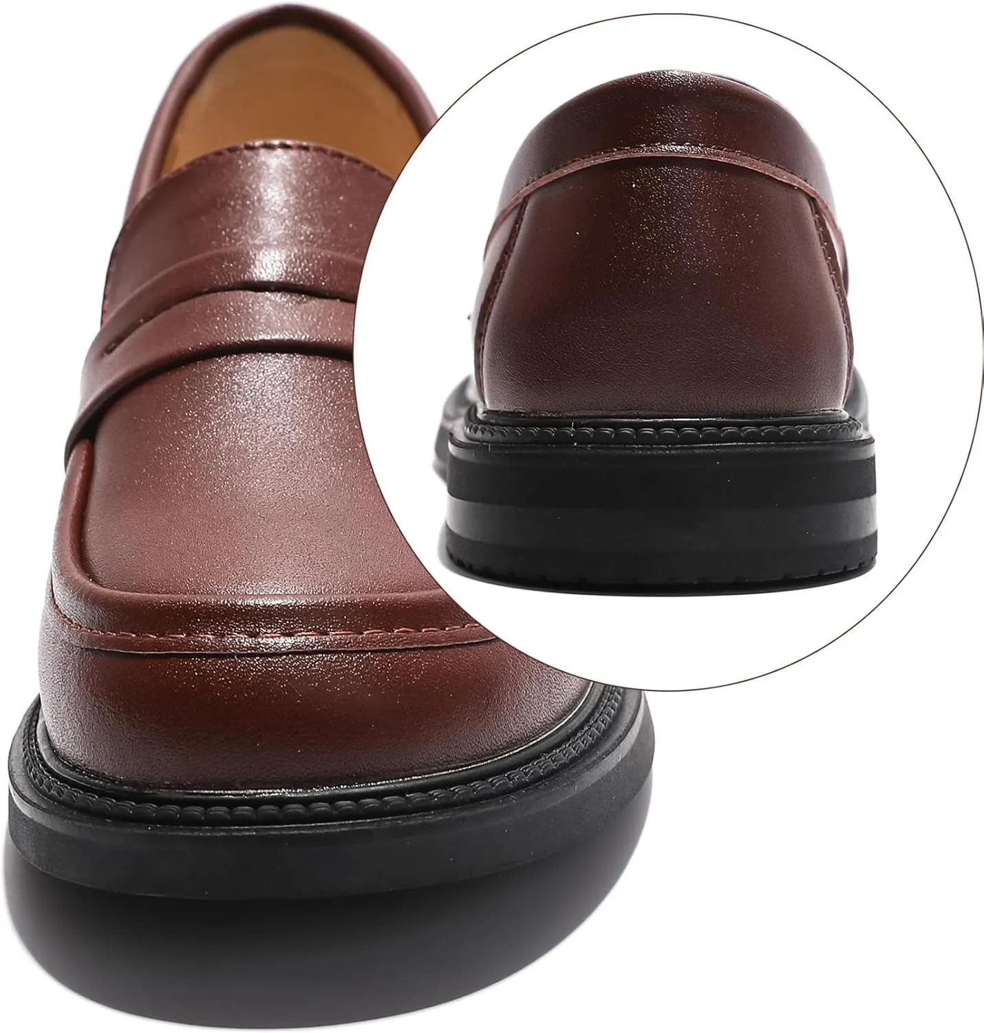 Girl's Oxford Dress Shoes Slip-on Loafers Church School Uniform Shoes