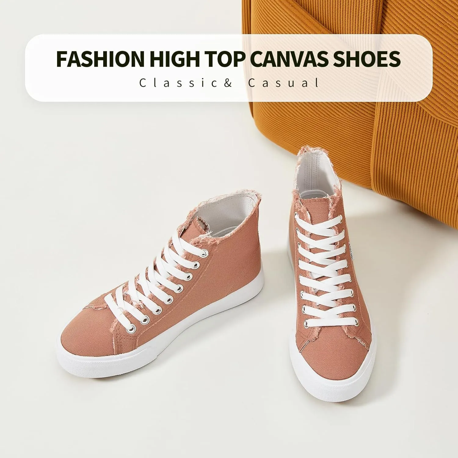 hash bubbie Unisex Canvas High top Sneakers Women's Classic Fashion High Tops Canvas Shoes Casual Tennis Shoes for Men