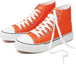 hash bubbie Unisex Fashion High top Sneakers Womens Classic High Tops Canvas Shoes Casual Tennis Shoes for Men