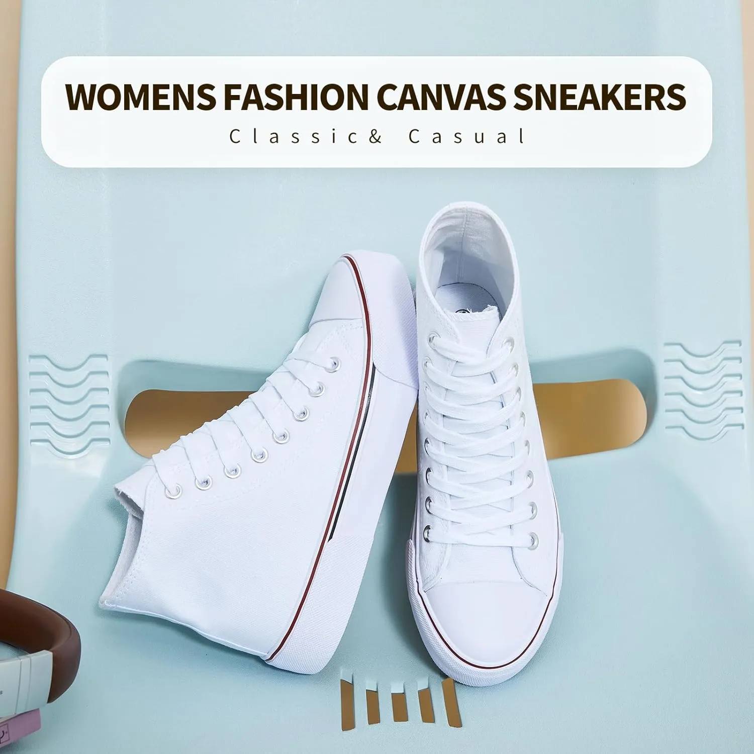 hash bubbie Unisex Fashion High top Sneakers Womens Classic High Tops Canvas Shoes Casual Tennis Shoes for Men