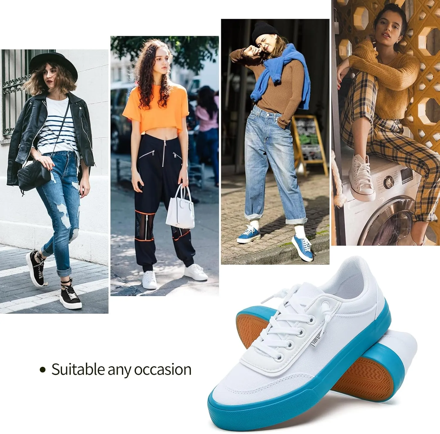 hash bubbie Unisex Slip on Sneakers Women's Canvas Sneakers Classic Non Slip Canvas Shoes Casual Tennis Shoes for Men