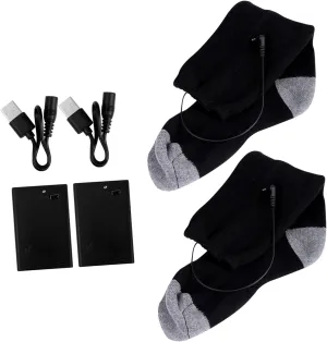 Heat Socks for Cold Weather Rechargeable Heated Socks for Skiing Snowboarding Hiking