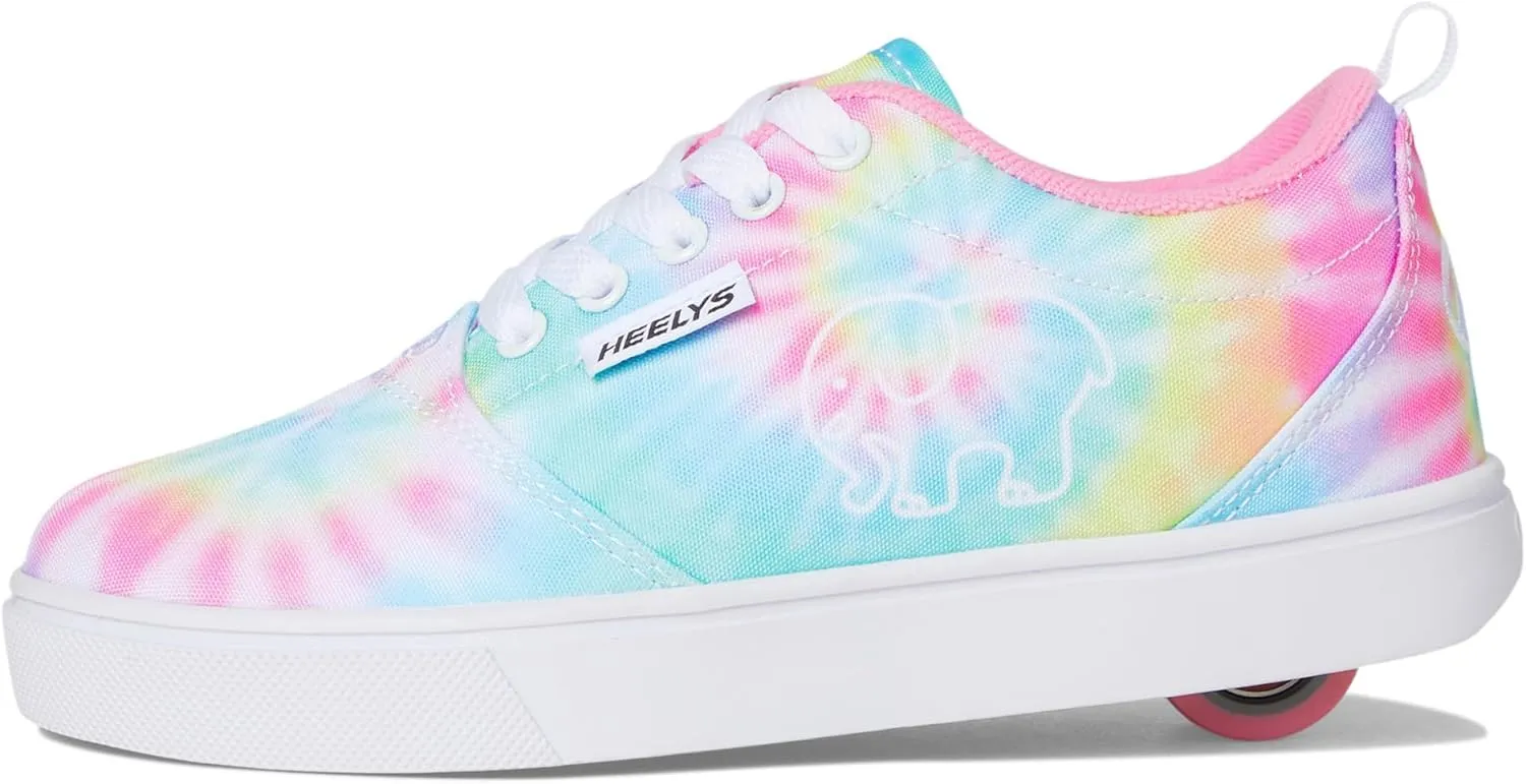 HEELYS Youth Girls Pro 20 Prints Ivory Ella Wheels Skate Sneaker Shoes