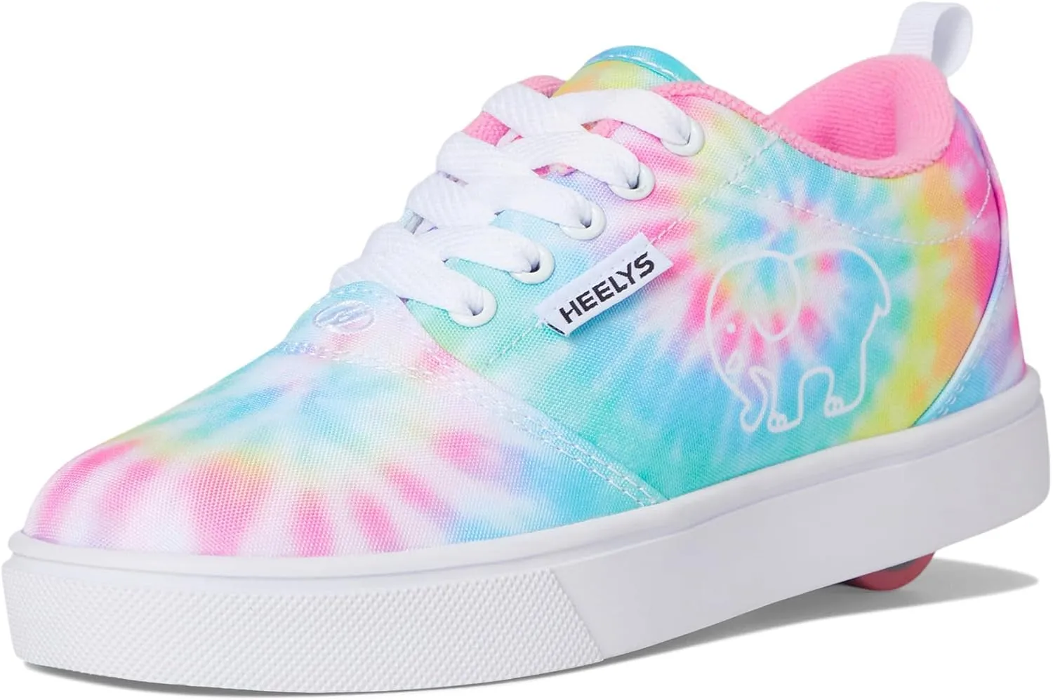 HEELYS Youth Girls Pro 20 Prints Ivory Ella Wheels Skate Sneaker Shoes