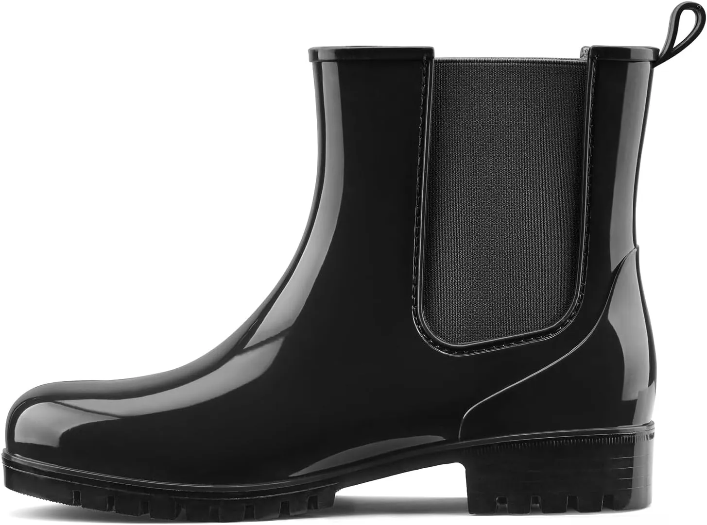 HISEA Short Rain Boots for Women Waterproof Garden Shoes Anti-Slipping Ankle Chelsea Rainboots for Ladies with Comfort Insole Lightweight Stylish Rubber Rain Shoes Outdoor Work Booties