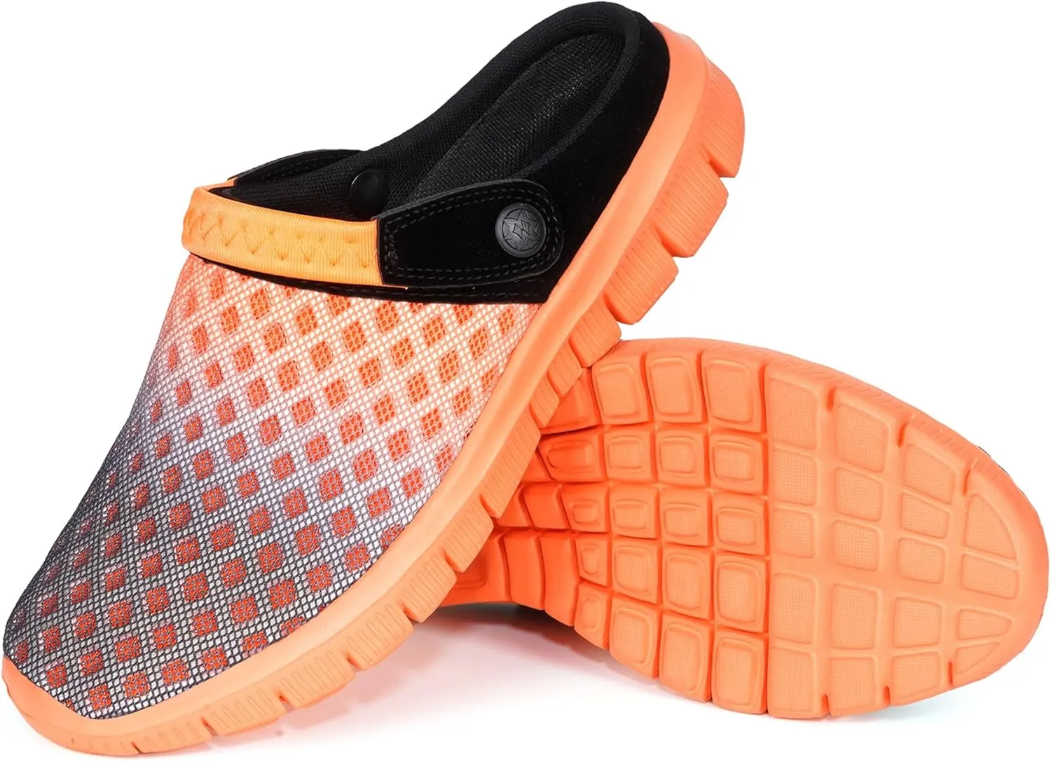 Hsyooes Mens Womens Mules & Clogs Garden Shoes Summer Breathable Mesh Slippers Non-Slip Outdoor Beach Sandals Unisex