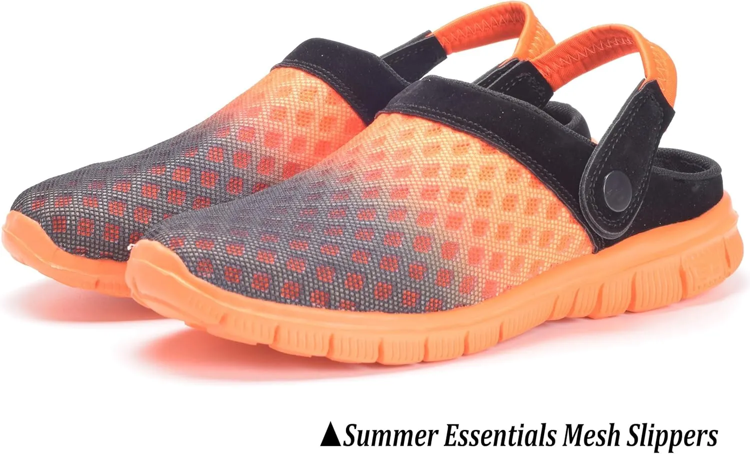 Hsyooes Mens Womens Mules & Clogs Garden Shoes Summer Breathable Mesh Slippers Non-Slip Outdoor Beach Sandals Unisex