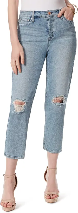 Jessica Simpson Women's Throwback Vintage Straight Crop