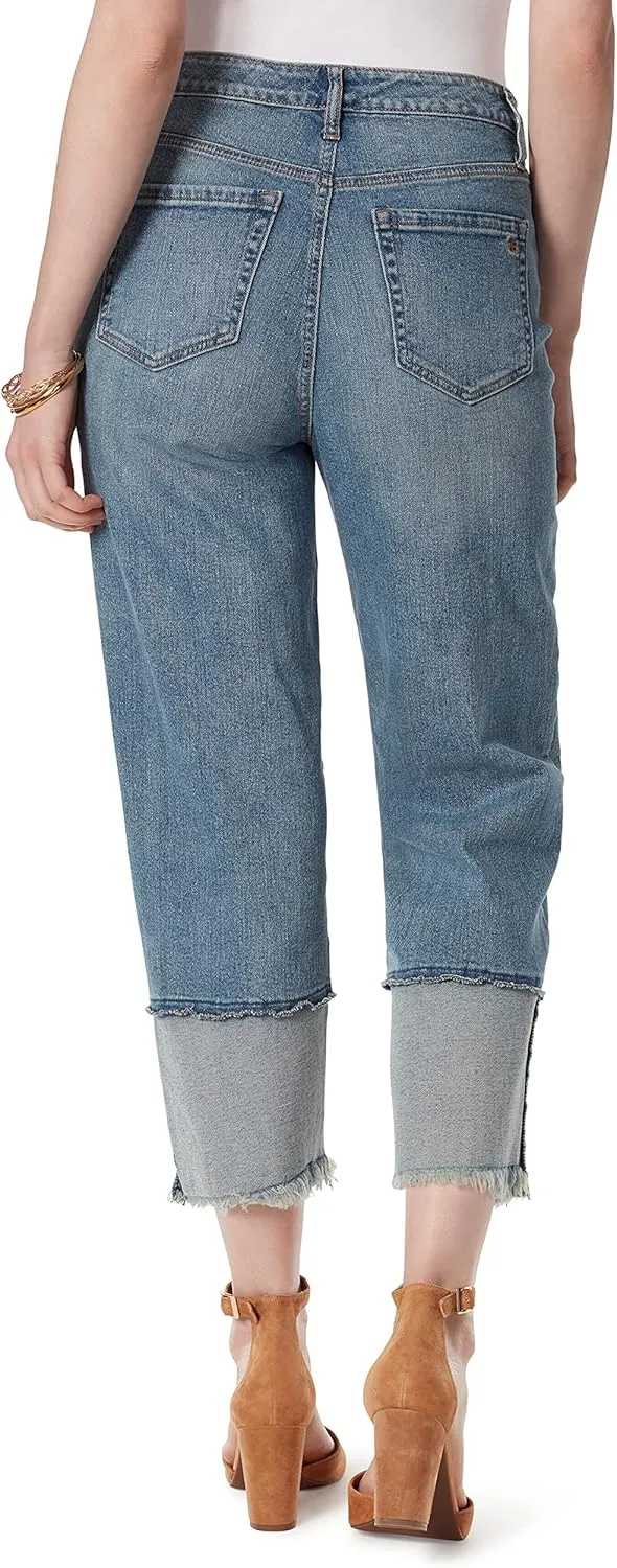 Jessica Simpson Women's Throwback Vintage Straight Crop
