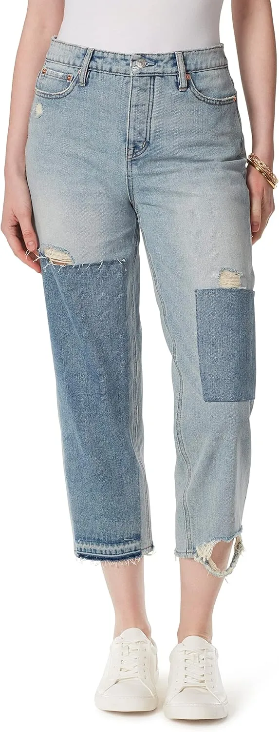 Jessica Simpson Women's Throwback Vintage Straight Crop
