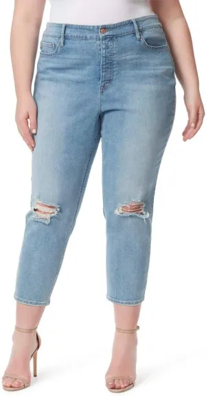 Jessica Simpson Women's Throwback Vintage Straight Crop