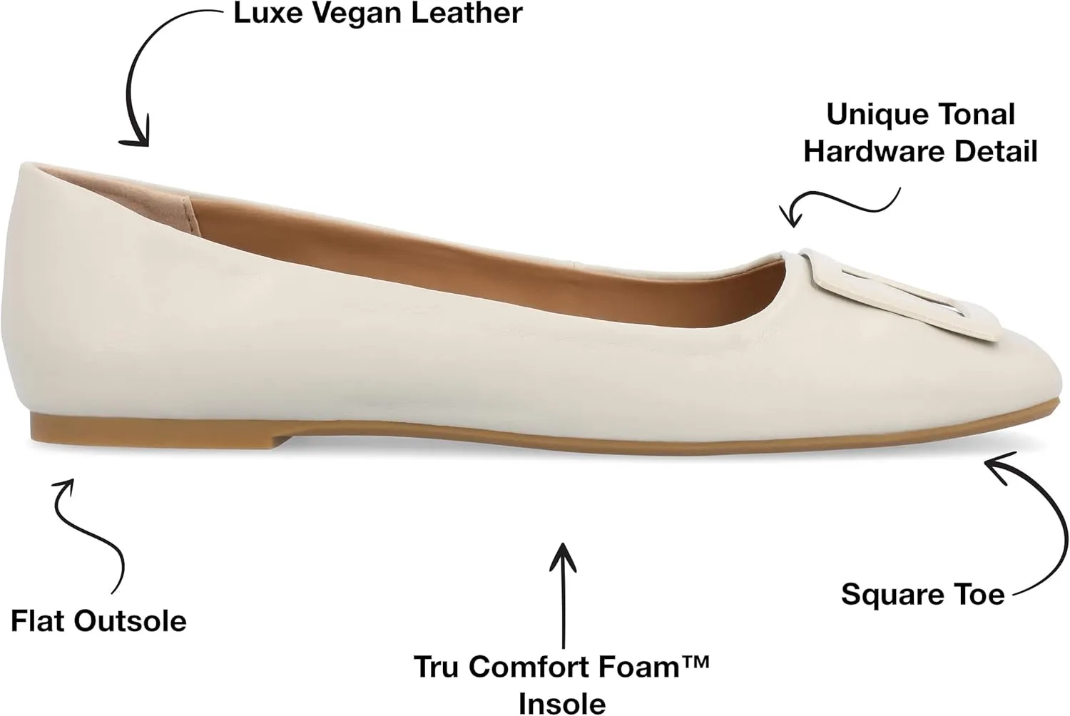 Journee Collection Women's Zimia Ballet Flat