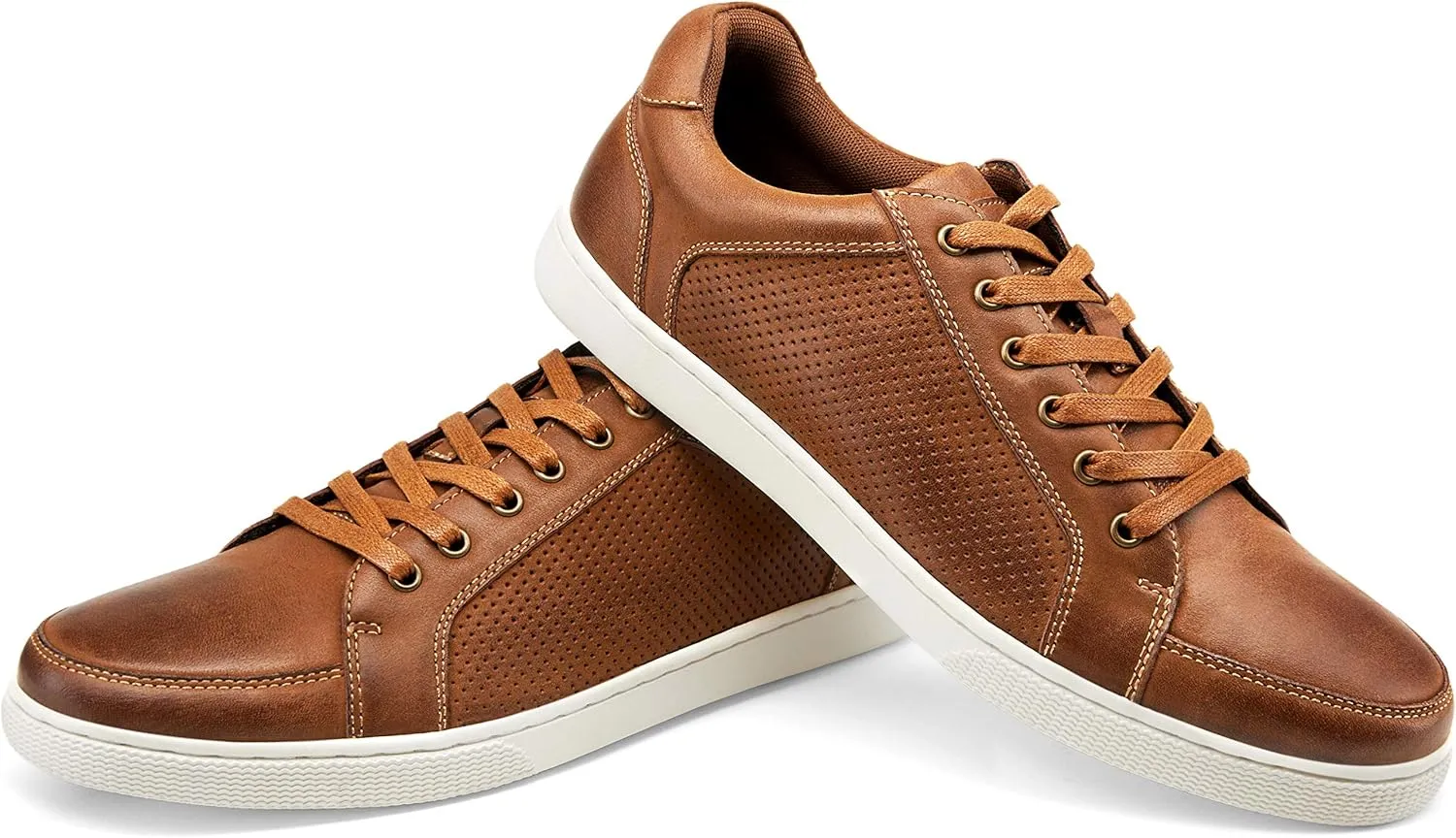 Jousen Men's Fashion Sneakers Classic Retro Casual Shoes for Men Breathable Business Dress Sneaker