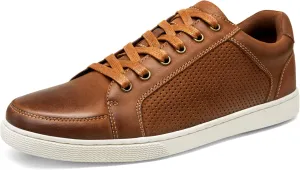 Jousen Men's Fashion Sneakers Classic Retro Casual Shoes for Men Breathable Business Dress Sneaker