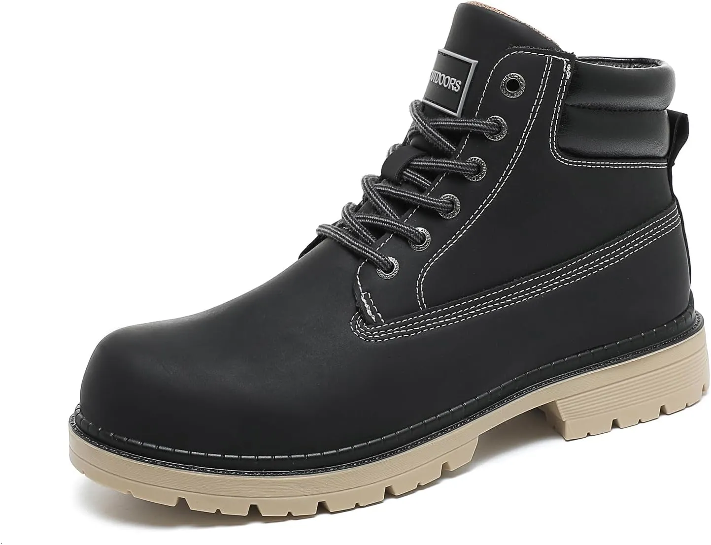 JSWEI Hiking Boots for Men and Women Comfortable Casual Chukka Boots - Outdoor Oxford & Derby Waterproof Lightweight Lace up Resistant Walking Ankle