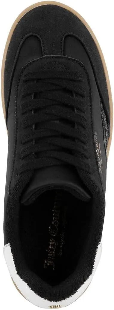 Juicy Couture Women's Lace-Up Fashion Sneaker Shoes – Classic Tennis Trainers for Casual, Comfortable Walking