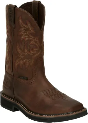 Justin Men's Driller 11" Steel Toe Work Boot