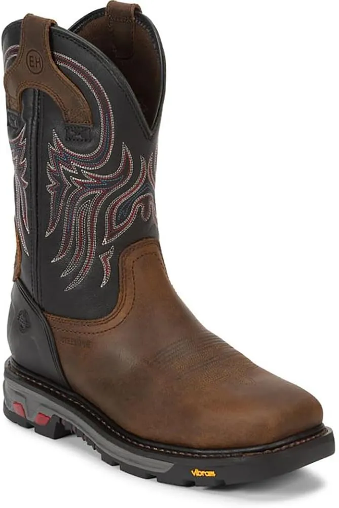 Justin Men's Tanker 11" Steel Toe Work Boot