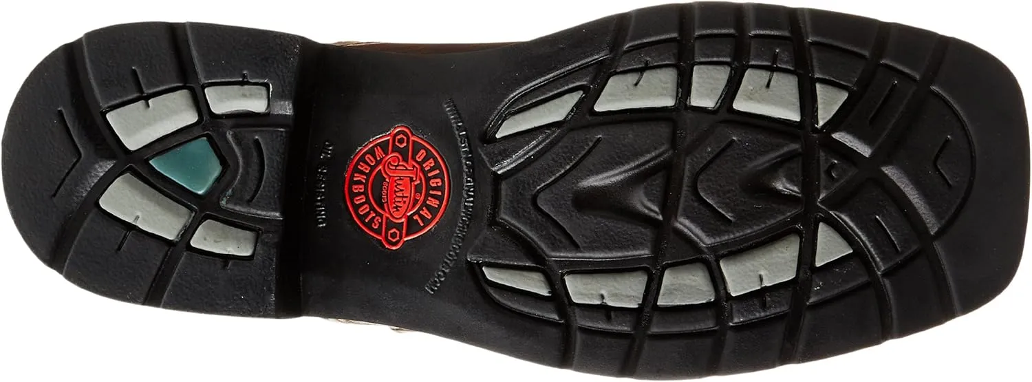 Justin Original Work Boots Men's Driller Pull-On Square Toe Work Boot