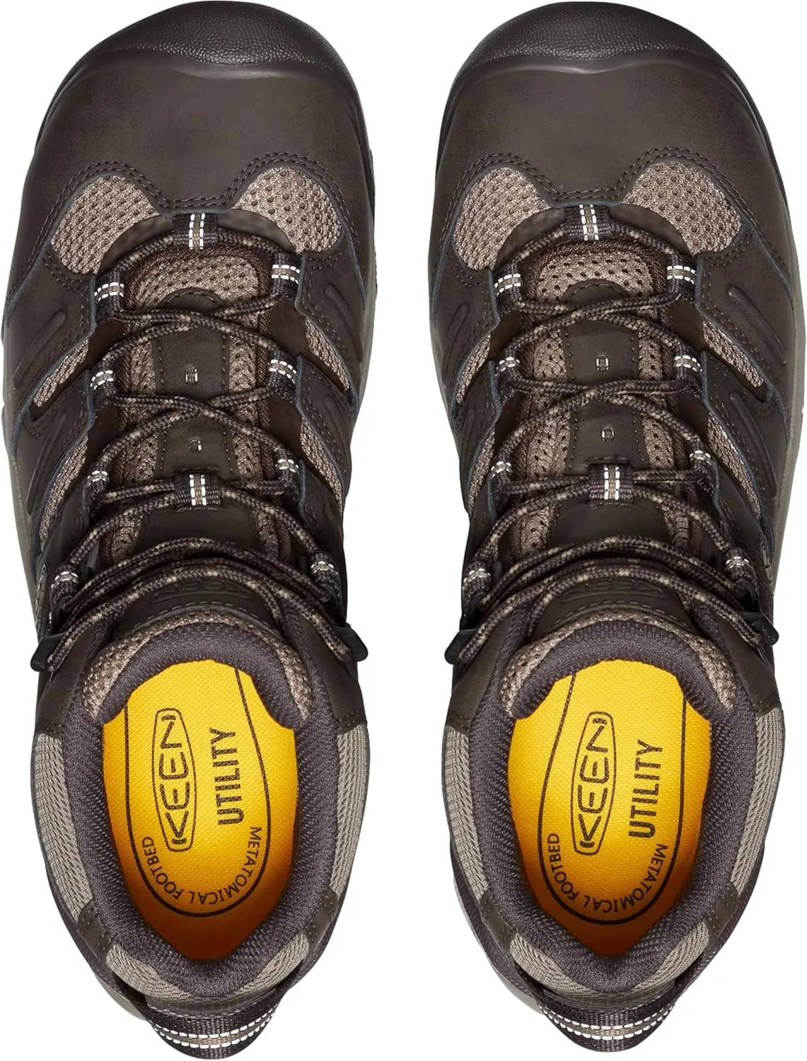 KEEN Utility Men's Lansing Mid Height Steel Toe Waterproof Work Boots