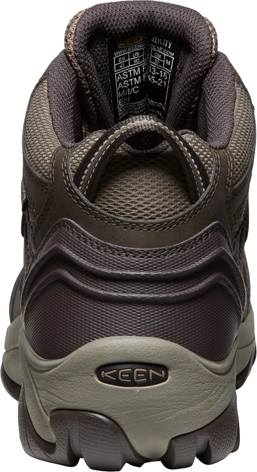 KEEN Utility Men's Lansing Mid Height Steel Toe Waterproof Work Boots