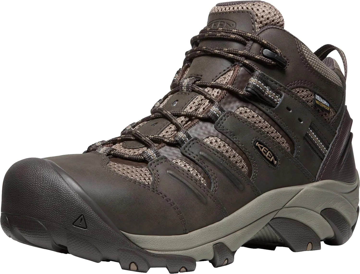 KEEN Utility Men's Lansing Mid Height Steel Toe Waterproof Work Boots