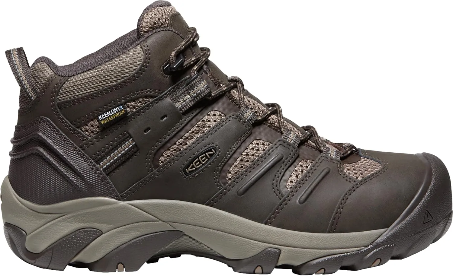 KEEN Utility Men's Lansing Mid Height Steel Toe Waterproof Work Boots