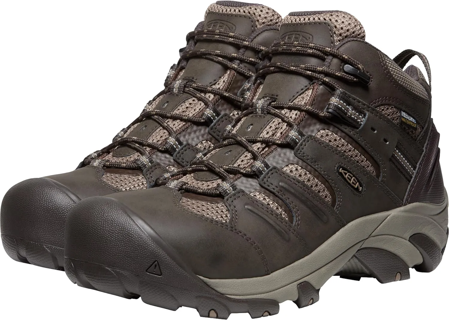 KEEN Utility Men's Lansing Mid Height Steel Toe Waterproof Work Boots