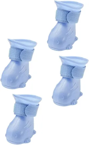 KESYOO 4Pcs Dog Rain Boots Slip Outdoor Pet Shoes for Puppies Durable Material Easy to Clean for Rain