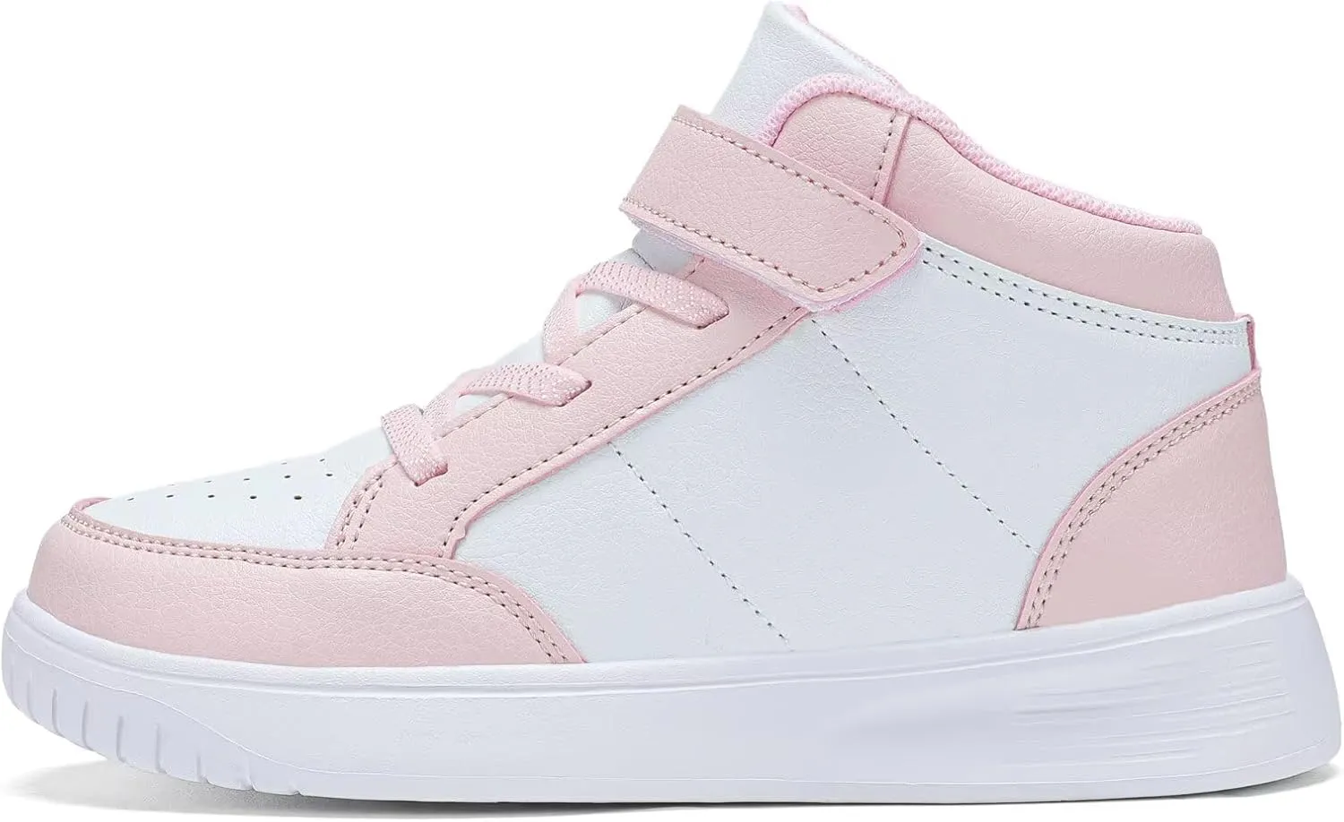 Kids Sneakers Boys Running Shoes Girls High Top Casual Lightweight Classic Adjustable Strap Sneakers