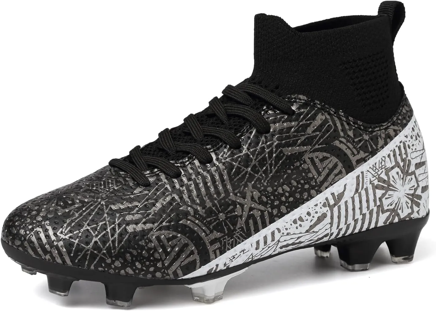Kids Soccer Cleats Boys Girls Football Cleats Turf Soccer Shoes AG/FG