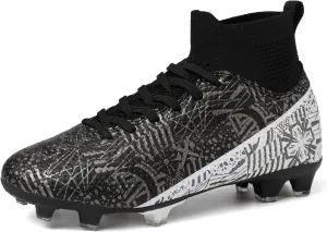 Kids Soccer Cleats Boys Girls Football Cleats Turf Soccer Shoes AG/FG