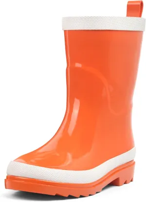 landchief Kids Rain Boots Premium Collection, Waterproof Natural Rubber Boots for Toddlers and Kids