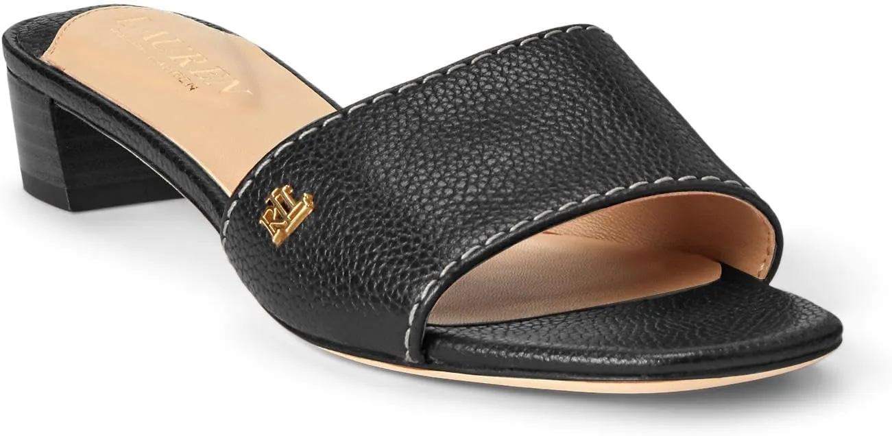 Lauren Ralph Lauren Women's Fay Tumbled Leather Sandals
