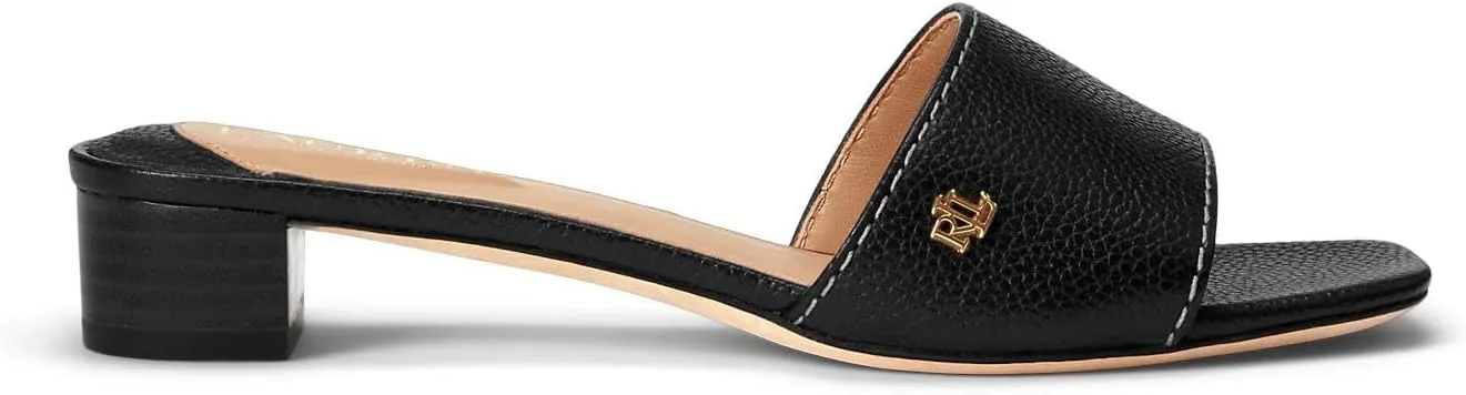 Lauren Ralph Lauren Women's Fay Tumbled Leather Sandals