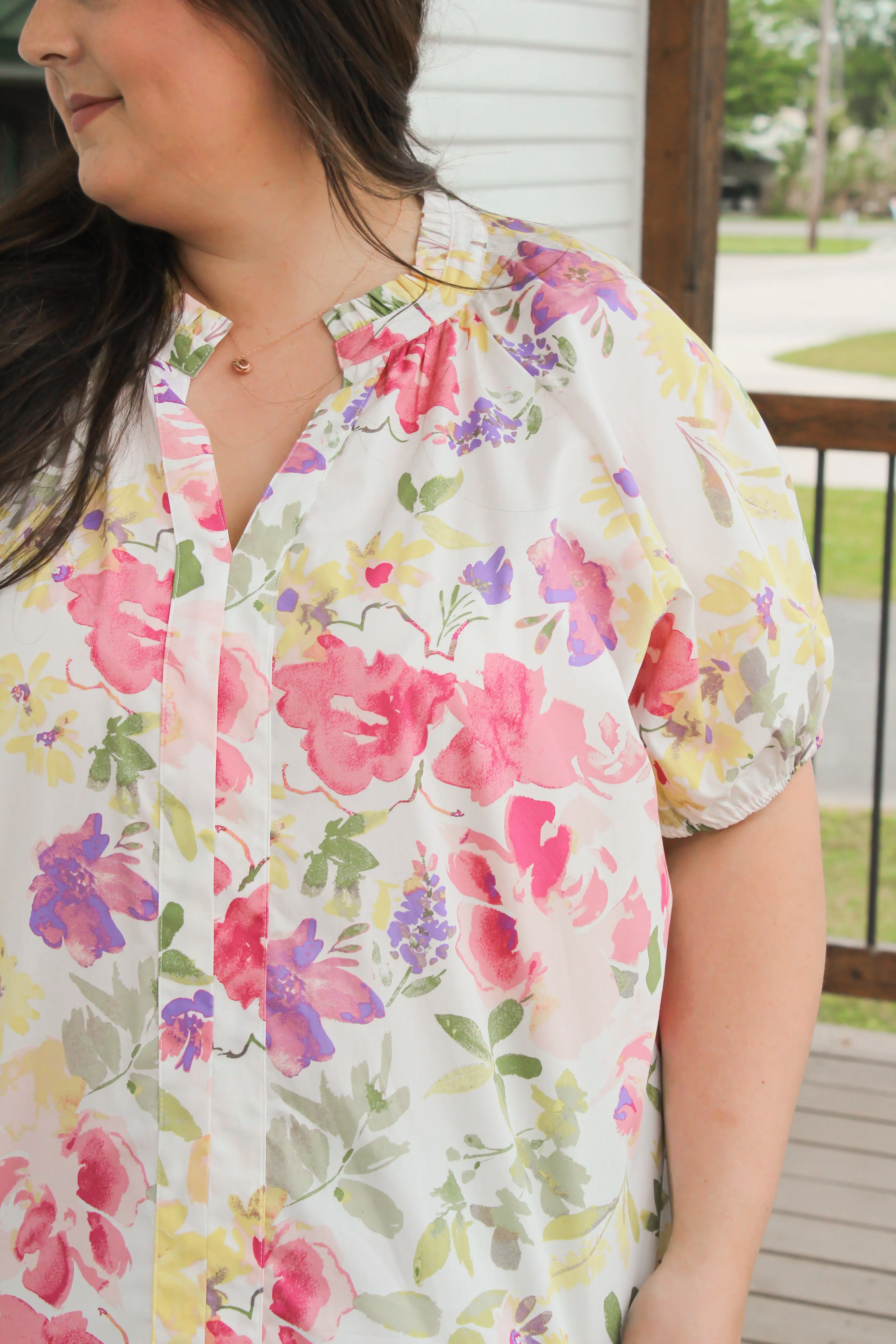 Leonie Floral Top