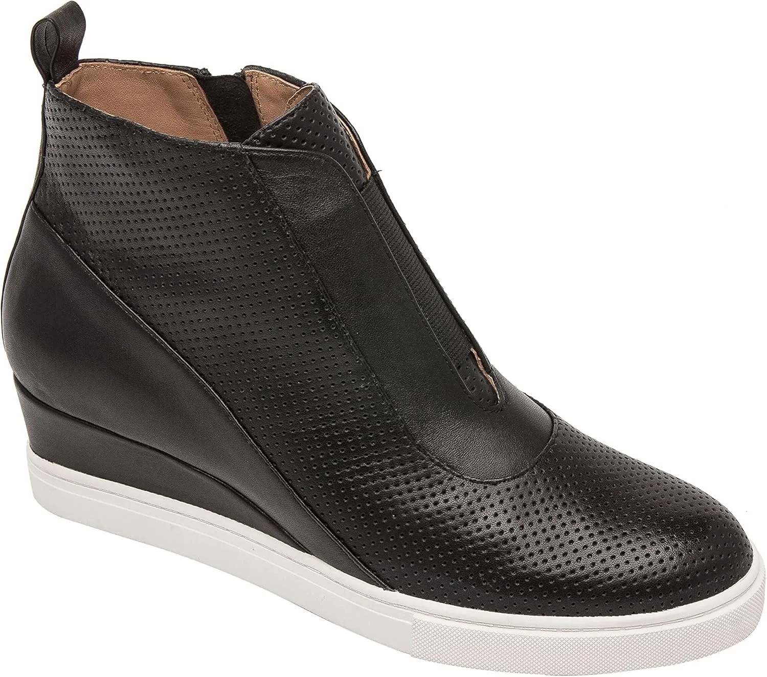 Linea Paolo - Anna - Low Heel Designer Platform Wedge Sneaker Bootie Comfortable Fashion Ankle