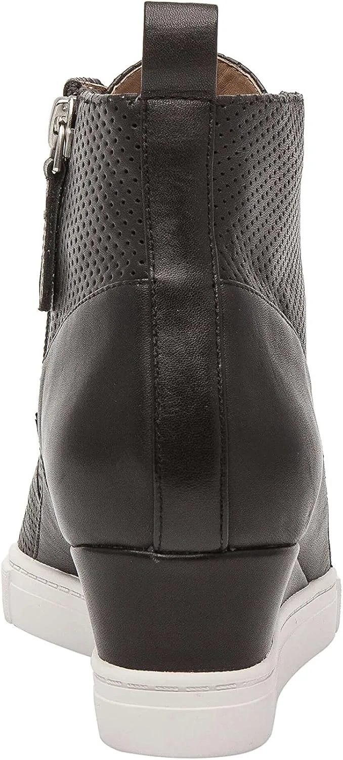 Linea Paolo - Anna - Low Heel Designer Platform Wedge Sneaker Bootie Comfortable Fashion Ankle
