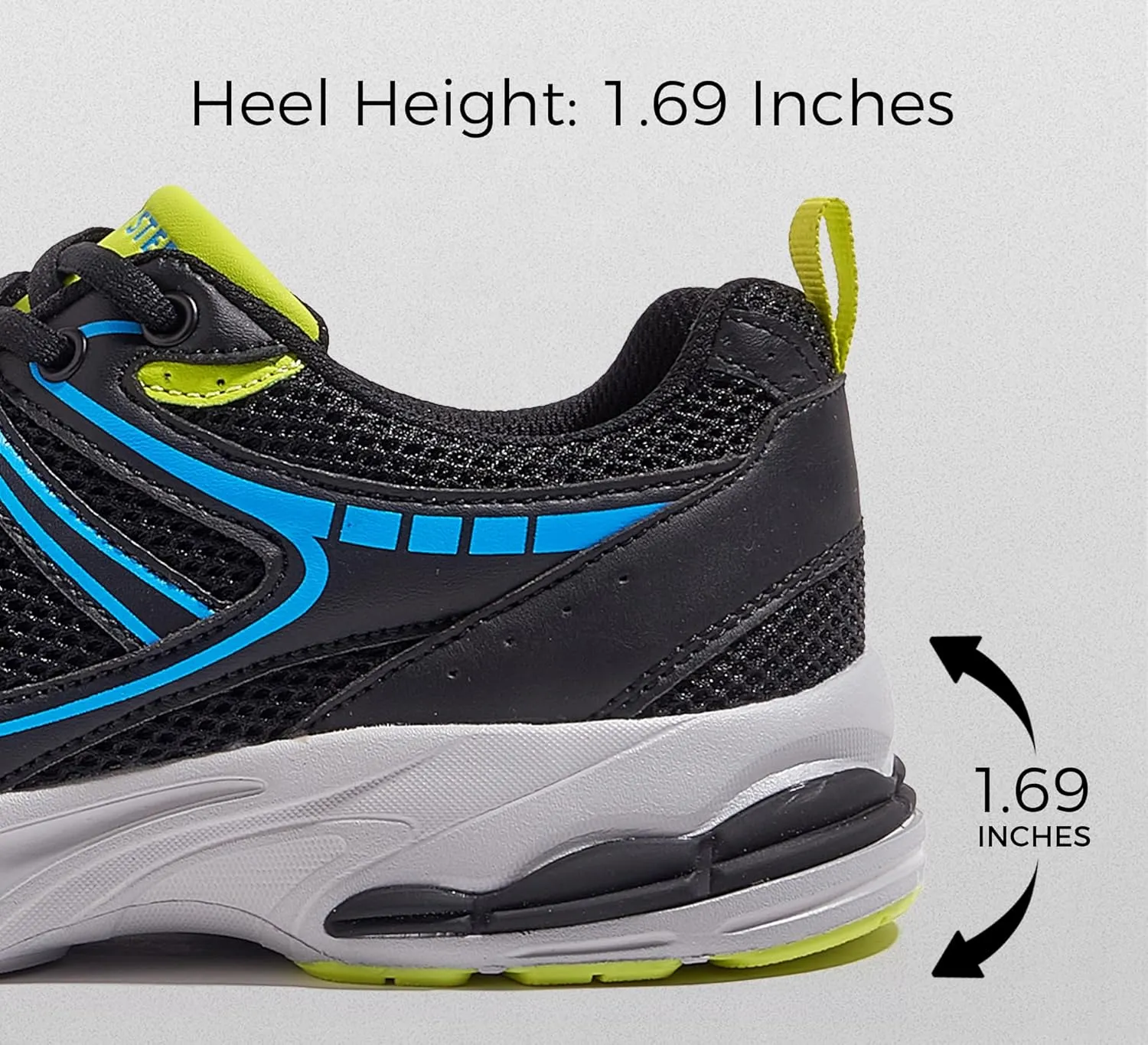 LUCKY STEP Men's Mesh Breathable Fashion Sneakers Non Slip Comfortable Running Shoes Lightweight Casual Workout Tennis Shoes