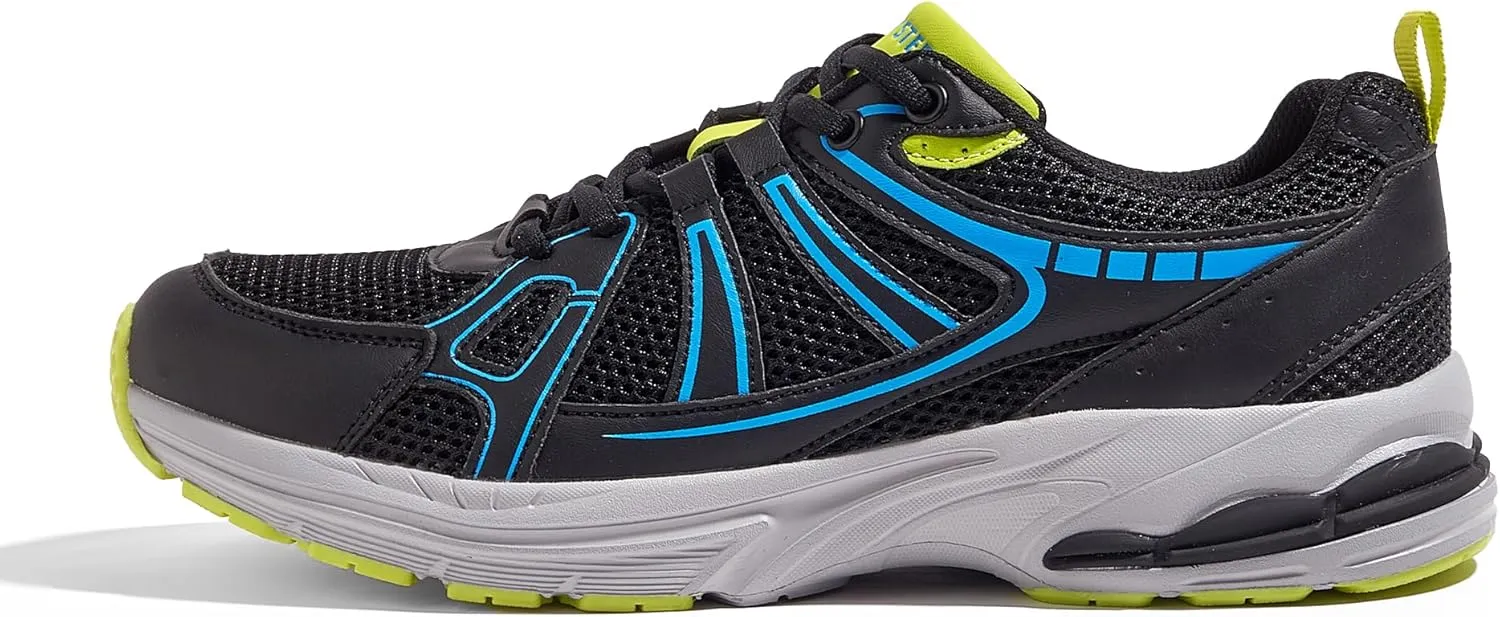 LUCKY STEP Men's Mesh Breathable Fashion Sneakers Non Slip Comfortable Running Shoes Lightweight Casual Workout Tennis Shoes