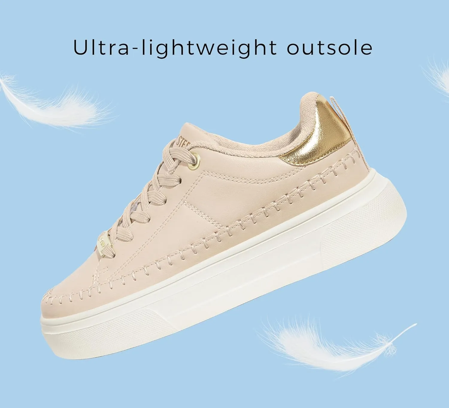 LUCKY STEP Platform Glitter Sneakers for Women Fashion Sparkly Bling Shiny Low Top Tennis Sneakers Faux Leather Casual Walking Shoes