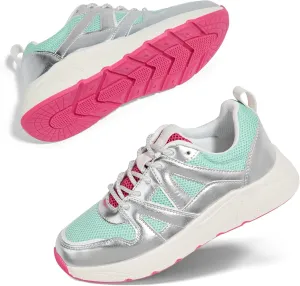 LUCKY STEP Women‘s Fashion Cusual Sneakers Platform Classic Leopard Walking Tennis Travel Shoes Chunky Colorful Lifestyle Sneakers