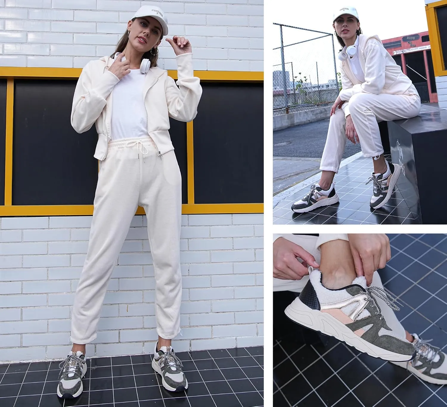 LUCKY STEP Women‘s Fashion Cusual Sneakers Platform Classic Leopard Walking Tennis Travel Shoes Chunky Colorful Lifestyle Sneakers