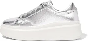 LUCKY STEP Women's Platform Fashion Sneakers Faux Leather Classic Tennis Shoes Low Top Casual Walking Shoes
