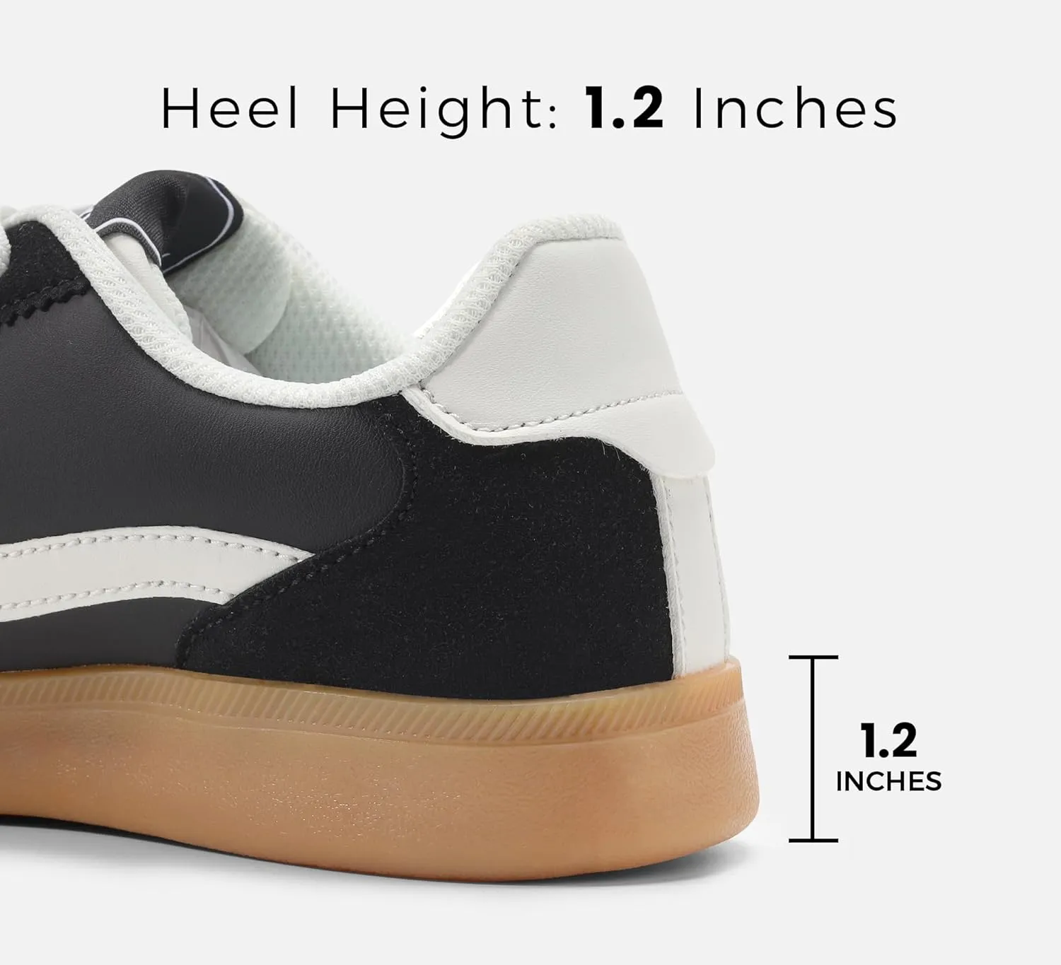 LUCKY STEP Women's Retro Fashion Sneakers Classic Casual Walking Shoes Non Slip Comfort Skate Shoes