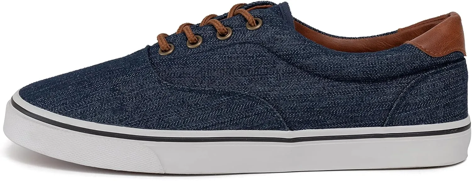 Men's Black Classic Low Top Shoes Canvas Fashion Sneaker with Soft Insole Causal Dress Shoes for Men Comfortable Walking Shoes